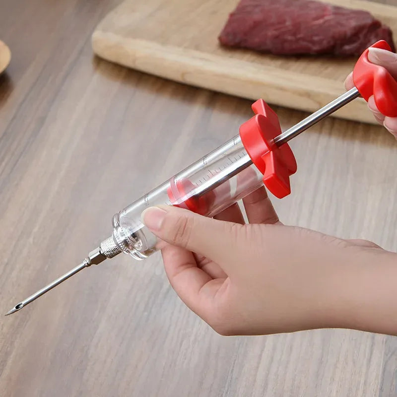 Stainless Steel Meat Marinating Injector