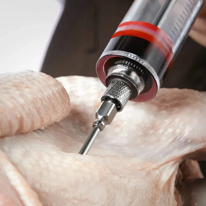 Stainless Steel Meat Marinating Injector