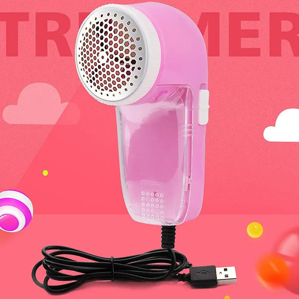 Portable USB Lint Remover – Clothes & Carpet Shaver