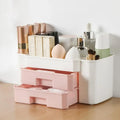 Large Plastic Makeup Organizer Box – Jewelry & Cosmetic Storage with Drawer