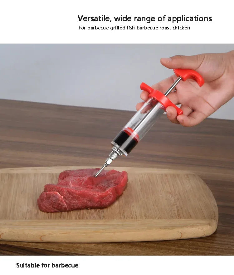 Stainless Steel Meat Marinating Injector