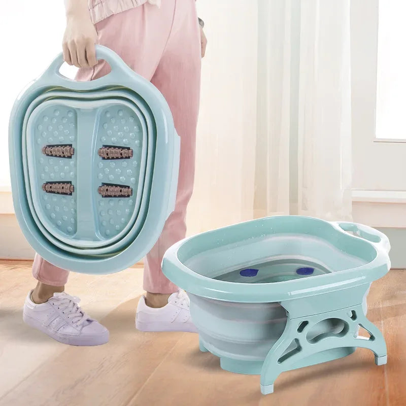 Foldable Pedicure Foot Spa Massager for Relaxation
