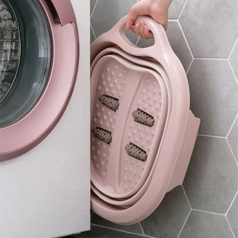 Foldable Pedicure Foot Spa Massager for Relaxation