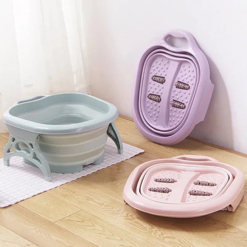 Foldable Pedicure Foot Spa Massager for Relaxation