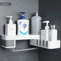 Space-Saving Corner Bathroom Shelf for Organized Storage