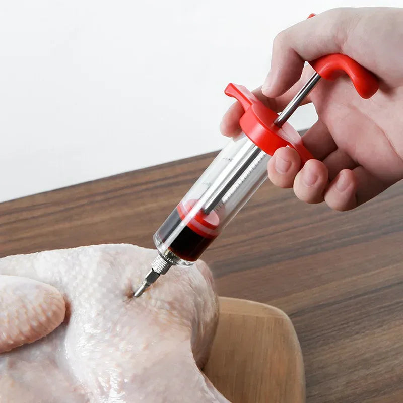 Stainless Steel Meat Marinating Injector