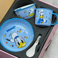 Premium Donald Duck 4-Piece Kids Dinnerware Set