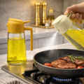 2 in 1 Leakproof Oil Dispenser Bottle for kitchen (500ML)