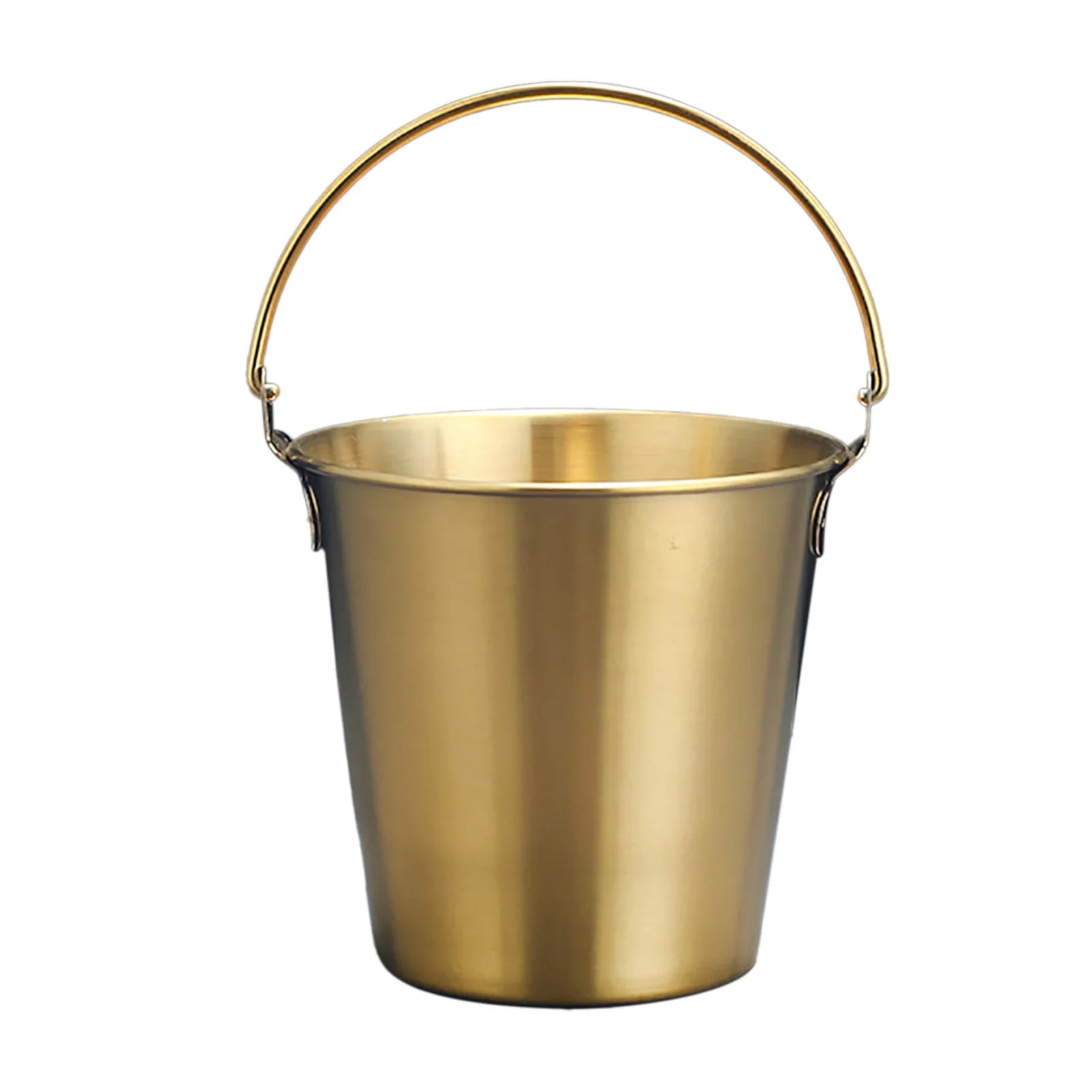 Mini Gold Serving Bucket - Luxury Snack & Ice Pail