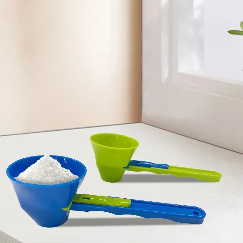 No-Spill Scoop & Funnel Tool – Multi-Purpose Kitchen