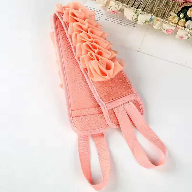2-in-1 Shower Back Scrubber & Exfoliating Bath Belt