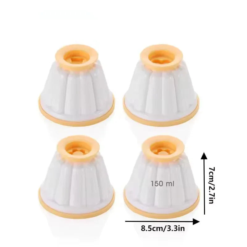 Plastic Pudding & Jelly Molds with Lids – Dessert Cups