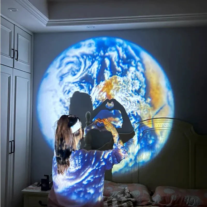 Mini Projection Lamp – Galaxy Room Projector
