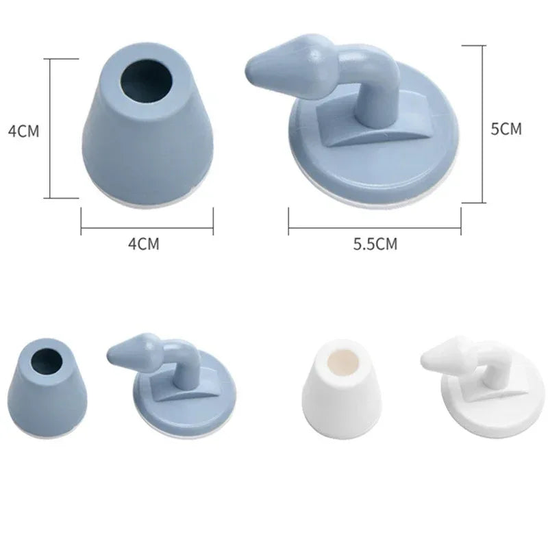 Silicone Self-Adhesive Door Stopper Wall Protector (EACH)
