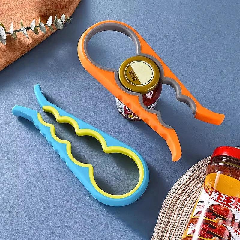 4-in-1 Multi-Function Opener Set – Bottle, Jar & Can Opener