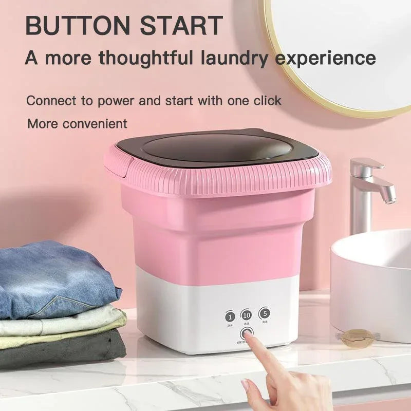 Mini Portable Baby Washing Machine – Travel Laundry Bucket