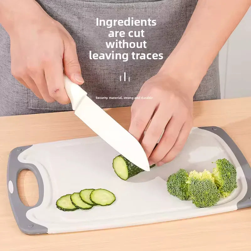 Multi-Functional Plastic Cutting Board – 23x38 cm Fruit & Veg Chopper