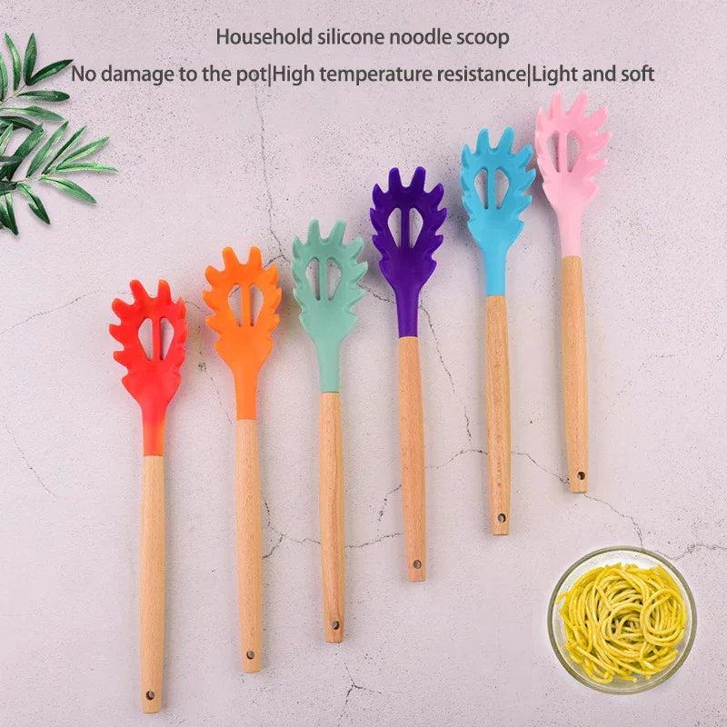 Silicone Noodle Scoop & Spaghetti Fork