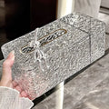 Glacier Luxury Tissue Box with Bunny – Elegant Decorative Tissue Holder