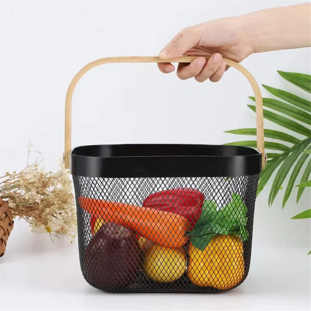 Metal Mesh Hanging Basket