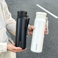 800ml Insulated Water Bottle with Tea Strainer (Random color)