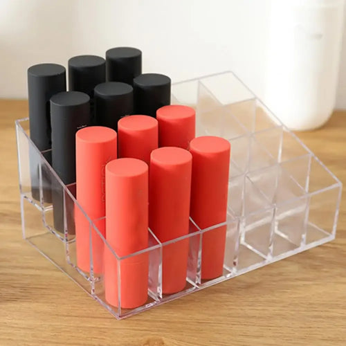 24 Slot Lipstick Holder – Acrylic Makeup Organizer