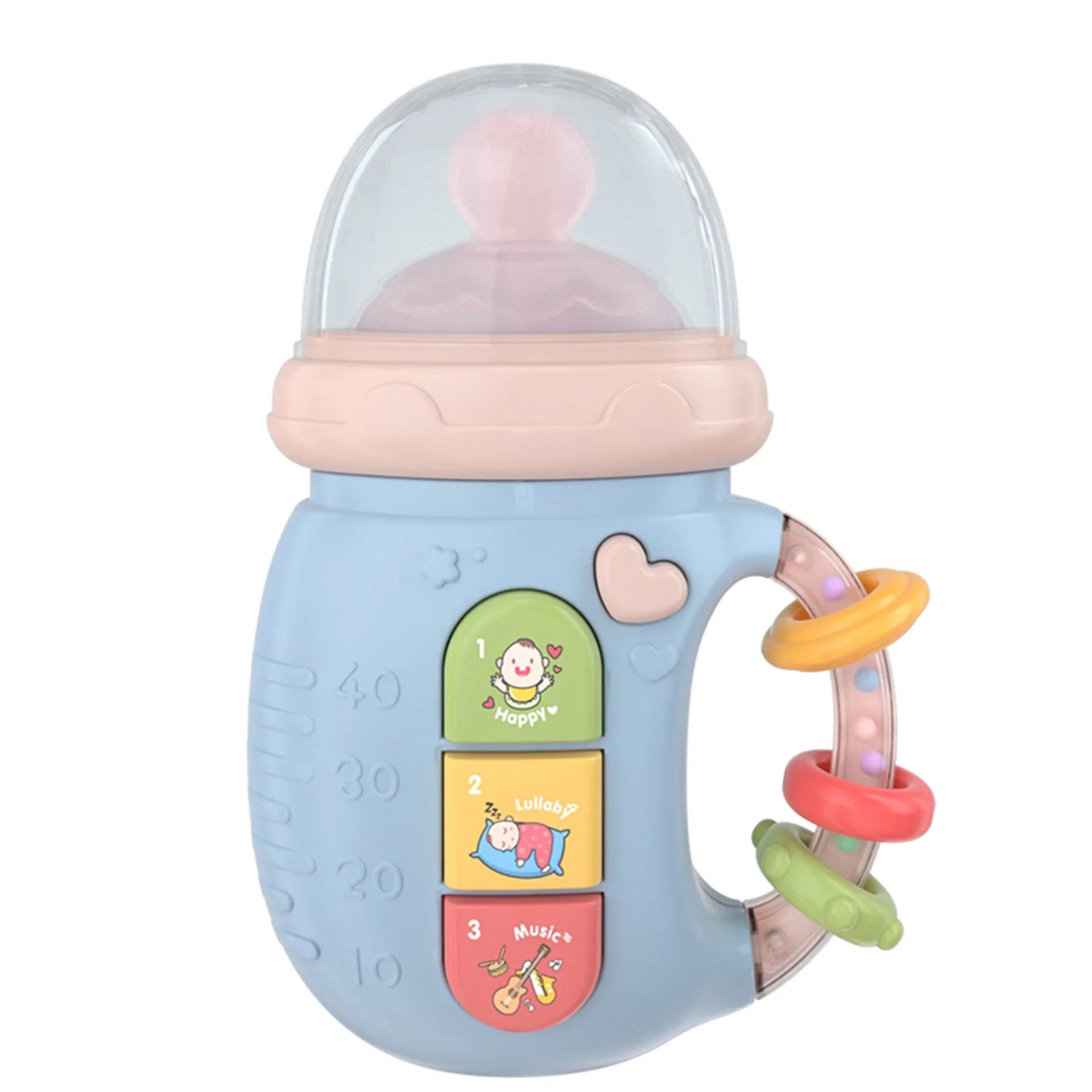 Musical Baby Feeding Bottle Teether Toy