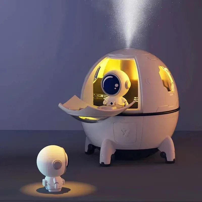 Space Capsule Astronaut Air Humidifier with LED Light