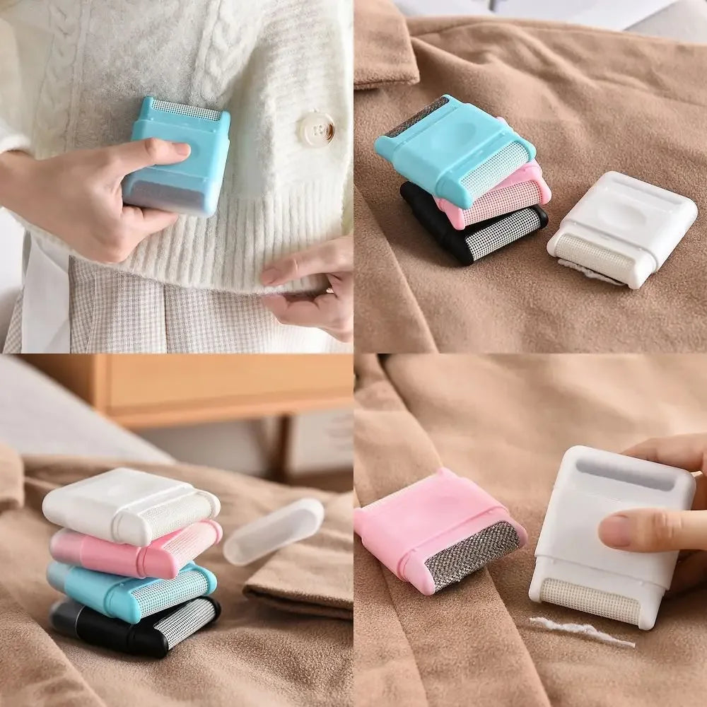 Mini Lint Remover Roller – Portable Manual Fabric Shaver for Clothes