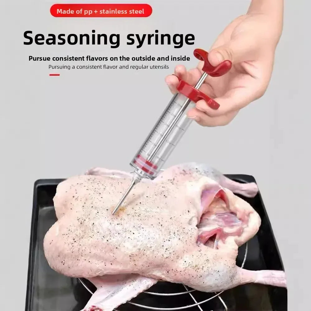 Stainless Steel Meat Marinating Injector