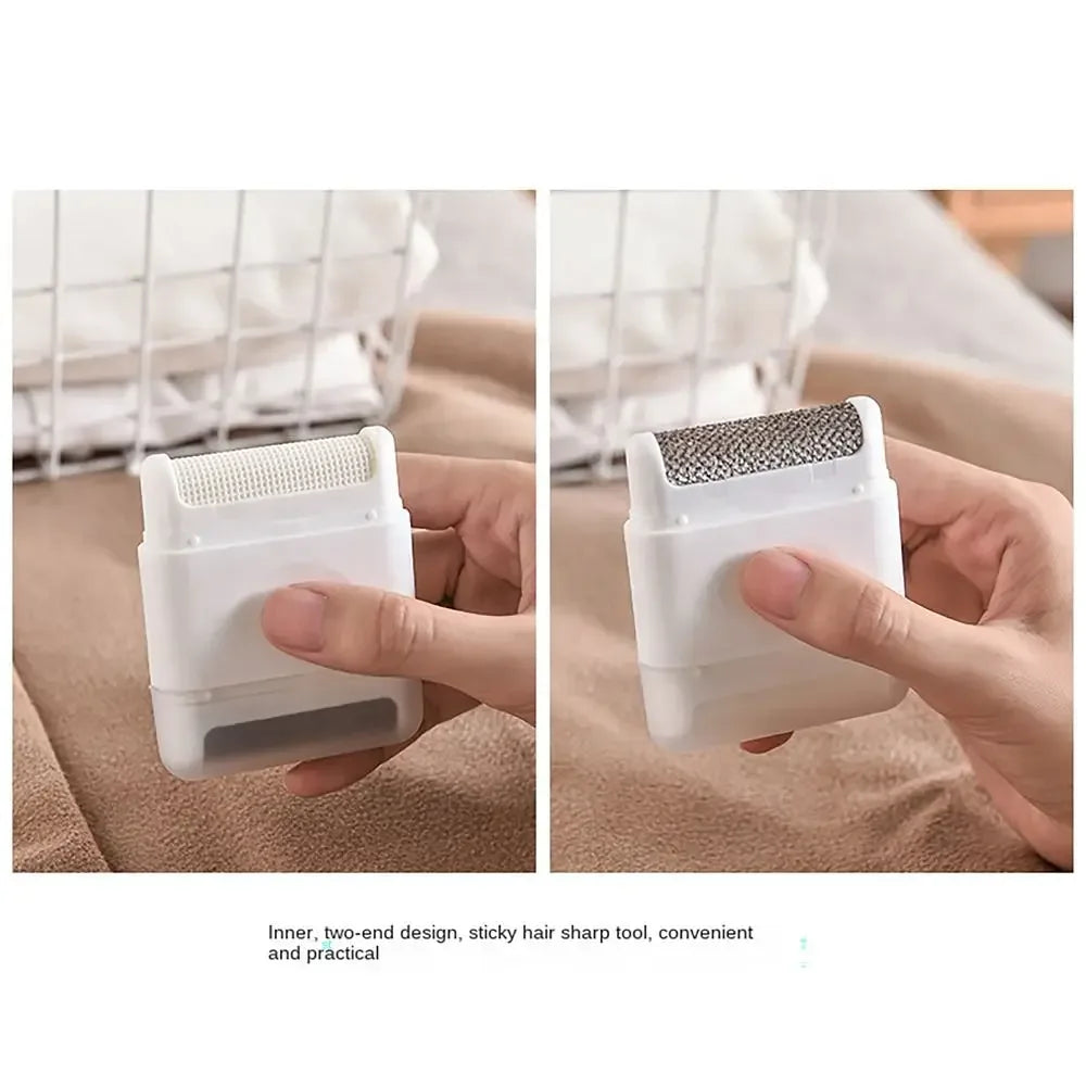 Mini Lint Remover Roller – Portable Manual Fabric Shaver for Clothes