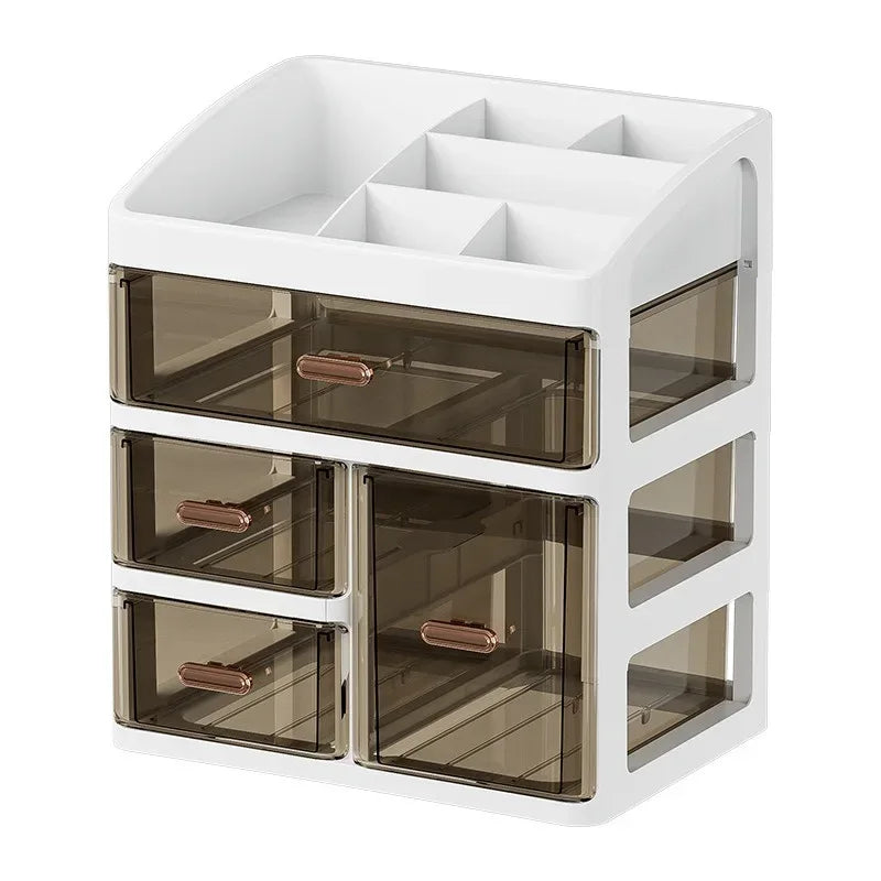 Large Capacity Multi-Layer Desktop Storage Box – Makeup & Stationery Organizer (Large)
