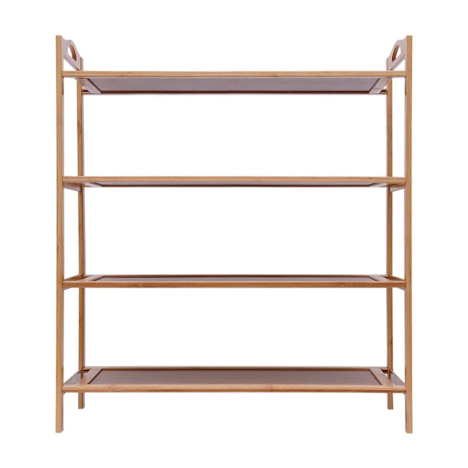 Premium 4-Layer Bamboo Shoe Rack