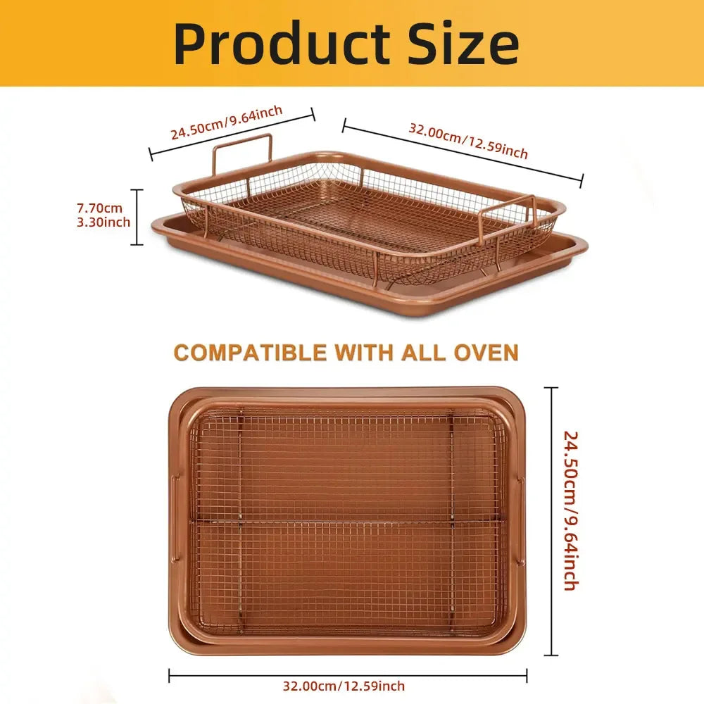 Golden Crisper Tray – French Fries & BBQ