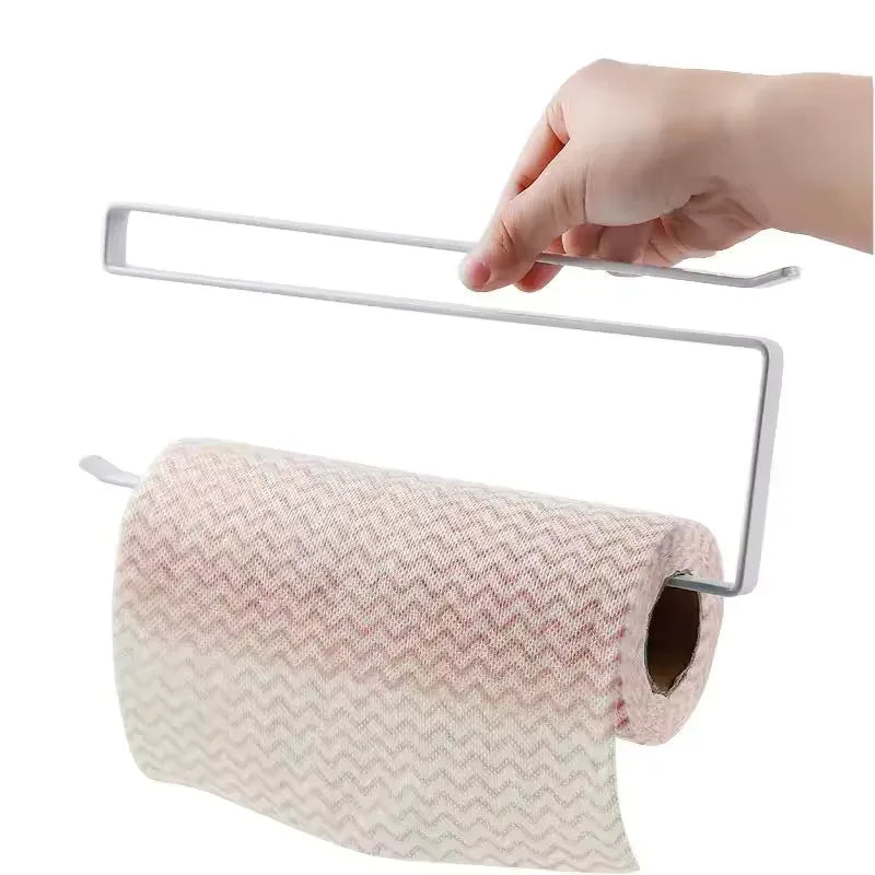 Wall Mounted Paper Roll Holder – Bathroom & Kitchen Organizer