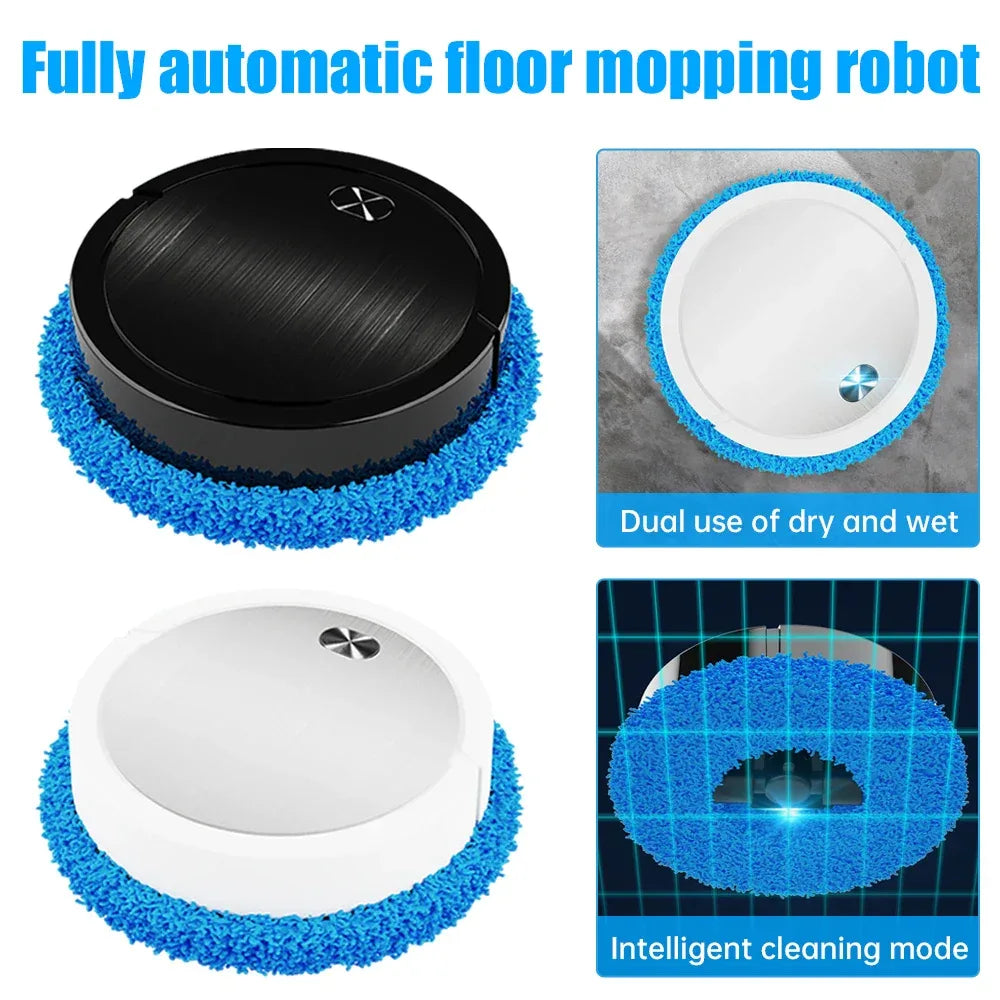 Smart Wet & Dry Floor Cleaning Robot with Auto Mop