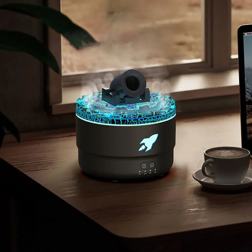 Volcanic Crack Light Cannon Humidifier & Diffuser