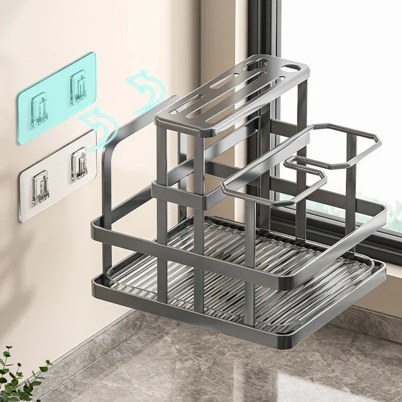Multi-Function Kitchen Storage Rack – Knife & Board Holder
