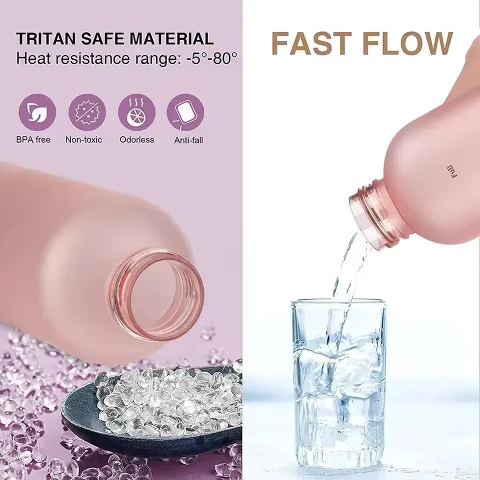 Motivational Time Marker 1L Water Bottle – Drink Tracker Bottle (Random Color)