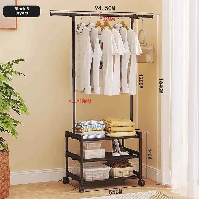 Multi-Functional Shoe Hat Rack for Space-Saving Organization