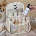 Women’s Transparent PVC Cosmetic Bag – Waterproof Travel Toiletry Organizer