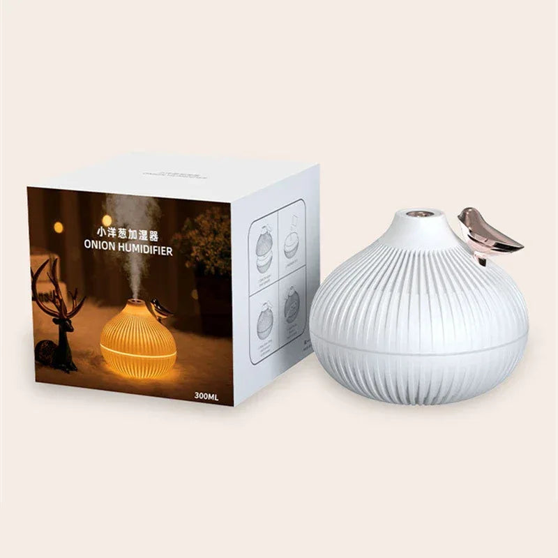 300ml USB Mini Humidifier – LED Aroma Diffuser