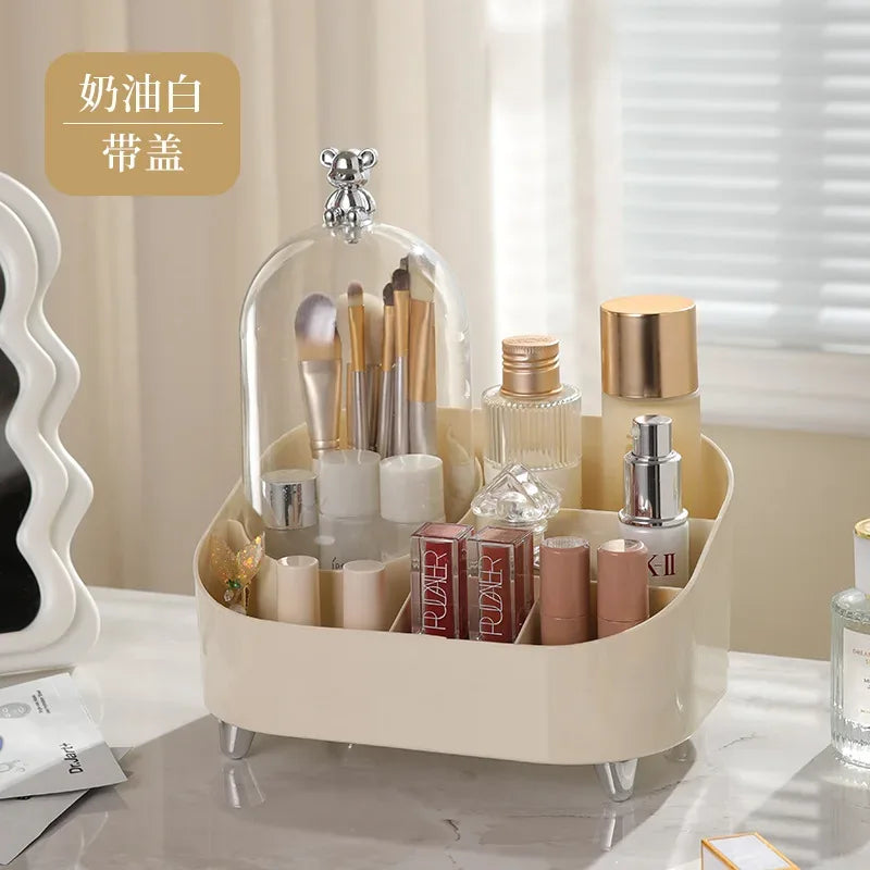 Large Capacity Makeup Organizer with Lid