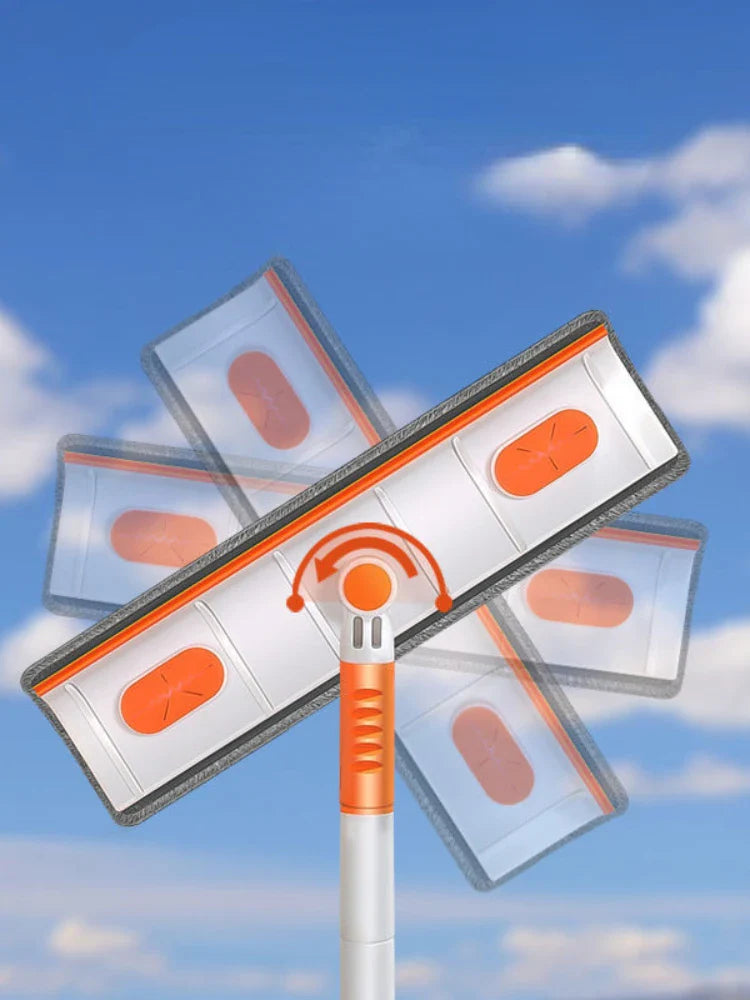 2-in-1 Window Squeegee Cleaner with Pole