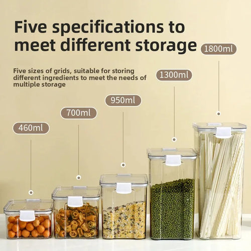 5pc Airtight Food Storage Containers Set
