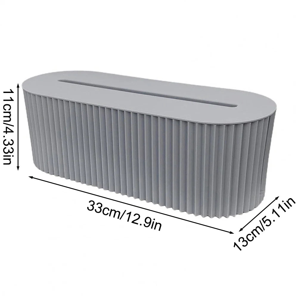 Nordic Plug Board Storage Box - Cable Organizer & WiFi Router Shelf