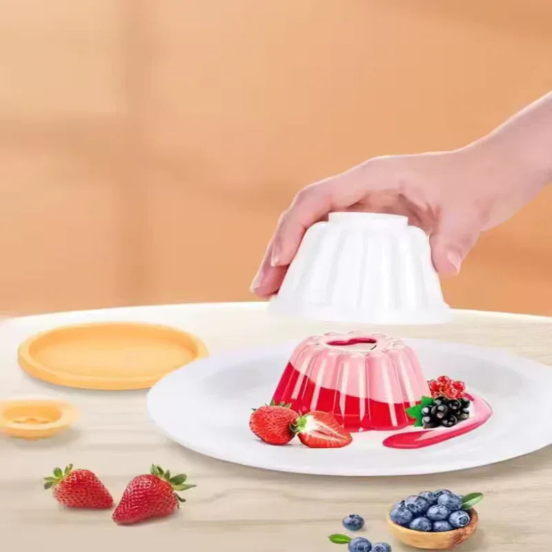 Plastic Pudding & Jelly Molds with Lids – Dessert Cups