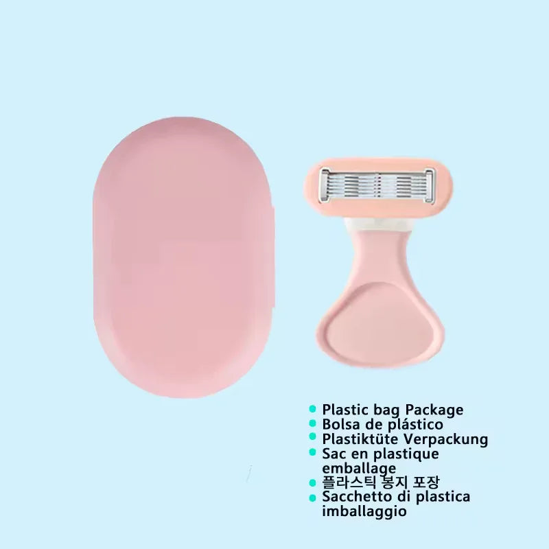6-Blade Women’s Razor with Replaceable Heads & Travel Box