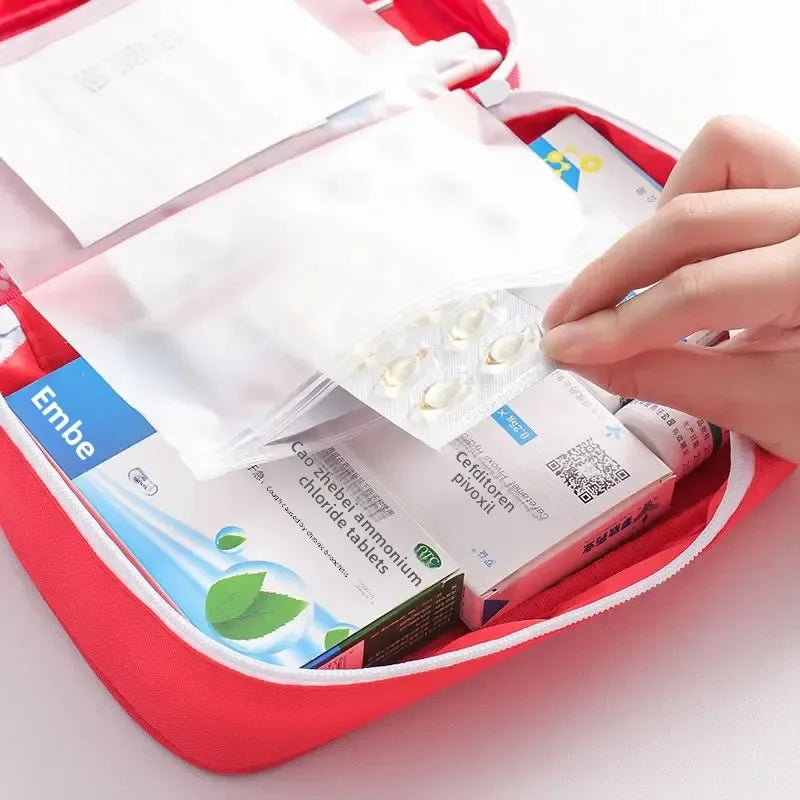 Portable First Aid & Medicine Storage Travel Bag