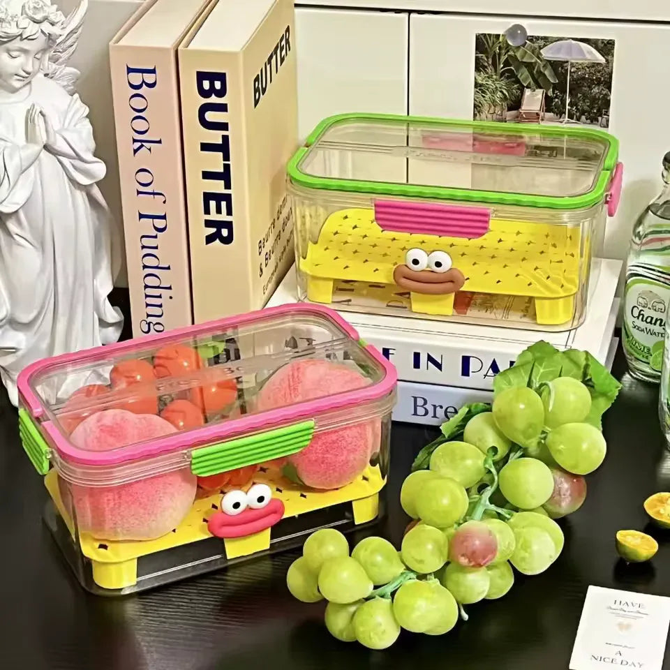 Acrylic Fridge Storage Container with Lid